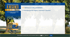 Desktop Screenshot of fahrrad-hegener.de